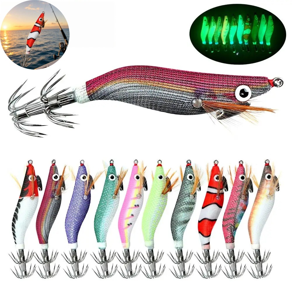 Świecąca przynęta na kalmary,  – Fishing Lure Jig recenzja i cena