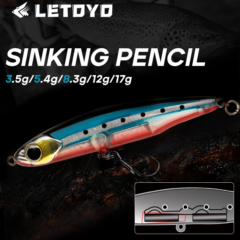 LETOYO Sinking Pencil 17g 12g- – Fishing Lure Spinnerbait recenzja i cena